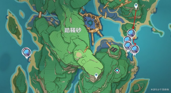 原神 (Genshin Impact) 稻妻地區海靈芝採集位置分享
