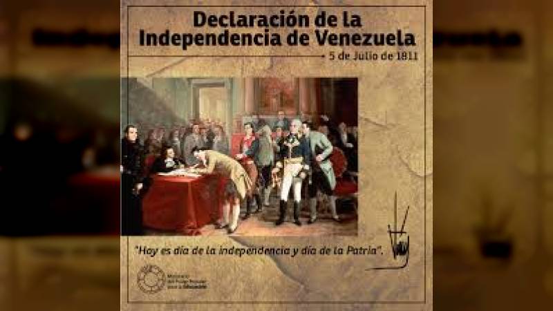 Venezuela El 5 de Julio de 1811 Es la manifestación vigente de un