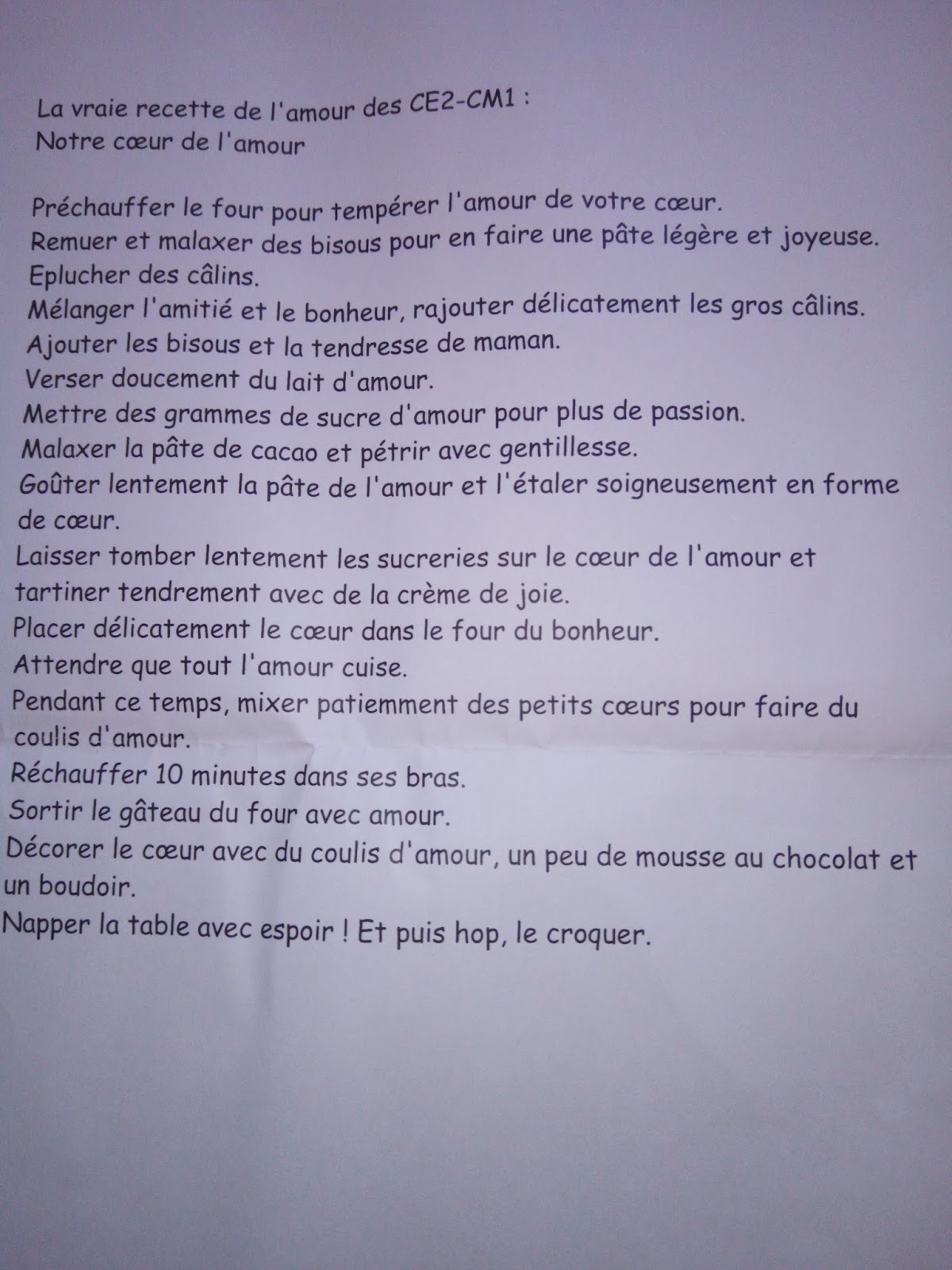 La Vraie Recette De L Amour Agnès Laroche, auteur jeunesse.