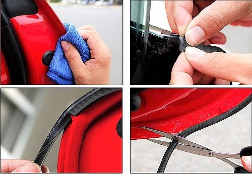 Guarnizioni Portiere Per Tesla Model 3 - Kit Antirumore E Antivento | Facile Installazione Senza Meccanico - Foto 9