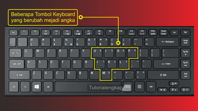 tutorialengkap 2 Cara Memperbaiki Keyboard error Huruf menjadi Angka pada Laptop