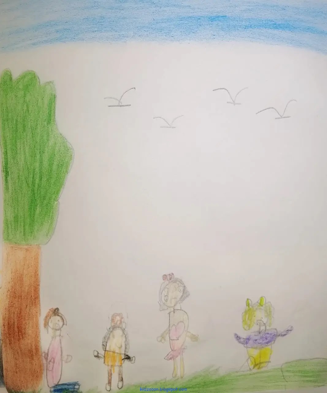 من قصص الأطفال - قصة: صندوق العيد - تأليف: زهراء كوثراني - فكرة ورسومات الطفلة: ملك مصطفى - موقع (كيدزوون | Kidzooon)