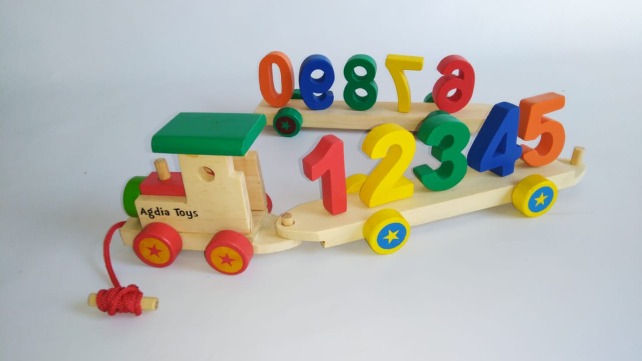 Kereta Angka Mainan Anak 2 Tahun Sebutik Edutoys