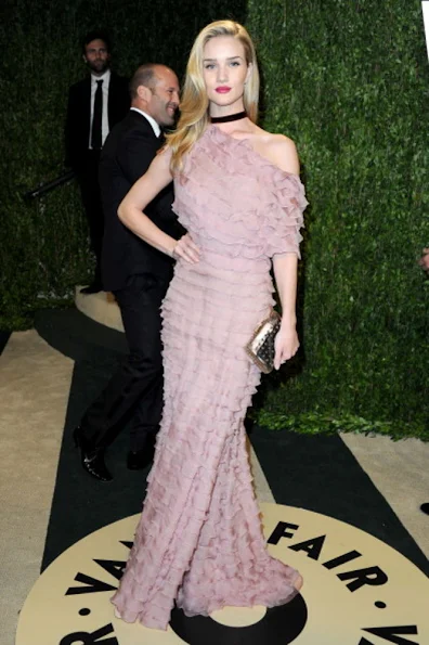 Roshie Huntingon - Whiteley wore Valentino Dress - 2013 Vanity Fair Oscar Party