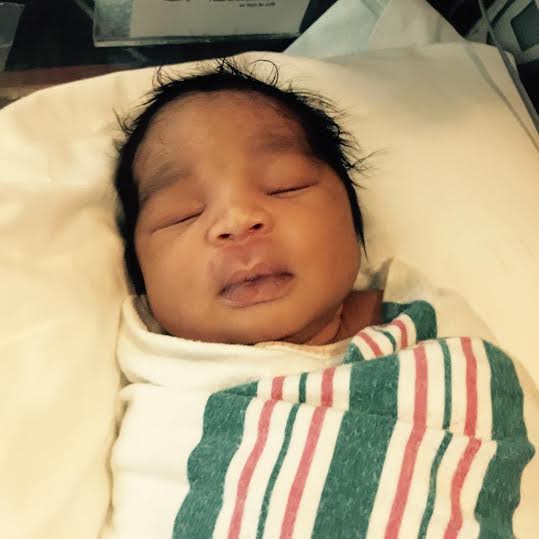 Kenneth Okonkwo and wife welcomes a baby boy after 9 years of marriage