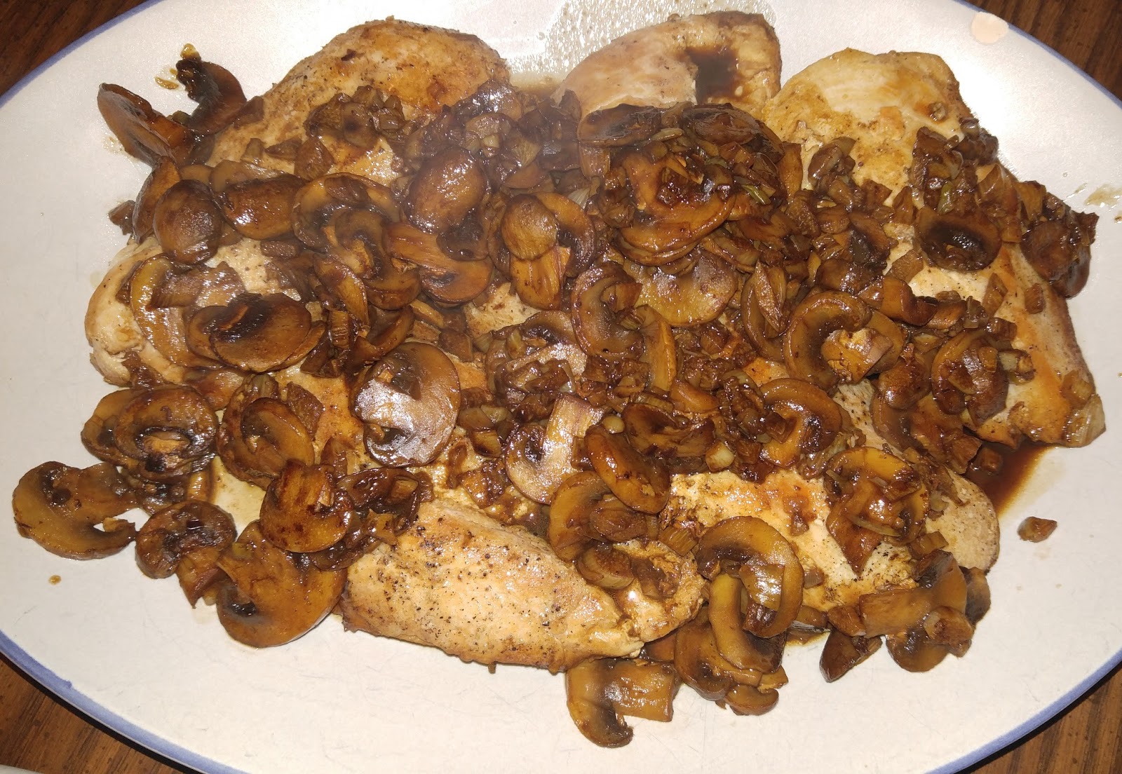 Rebecca's Amazing Creations: Balsamic Mushroom and Chicken