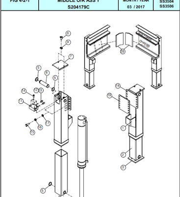 Xy lanh chân giữa Dong Yang 15 tấn SS3504-SS3506-SS3506M Xy lanh chân giữa Dong Yang 15 tấn SS3504-SS3506-SS3506M