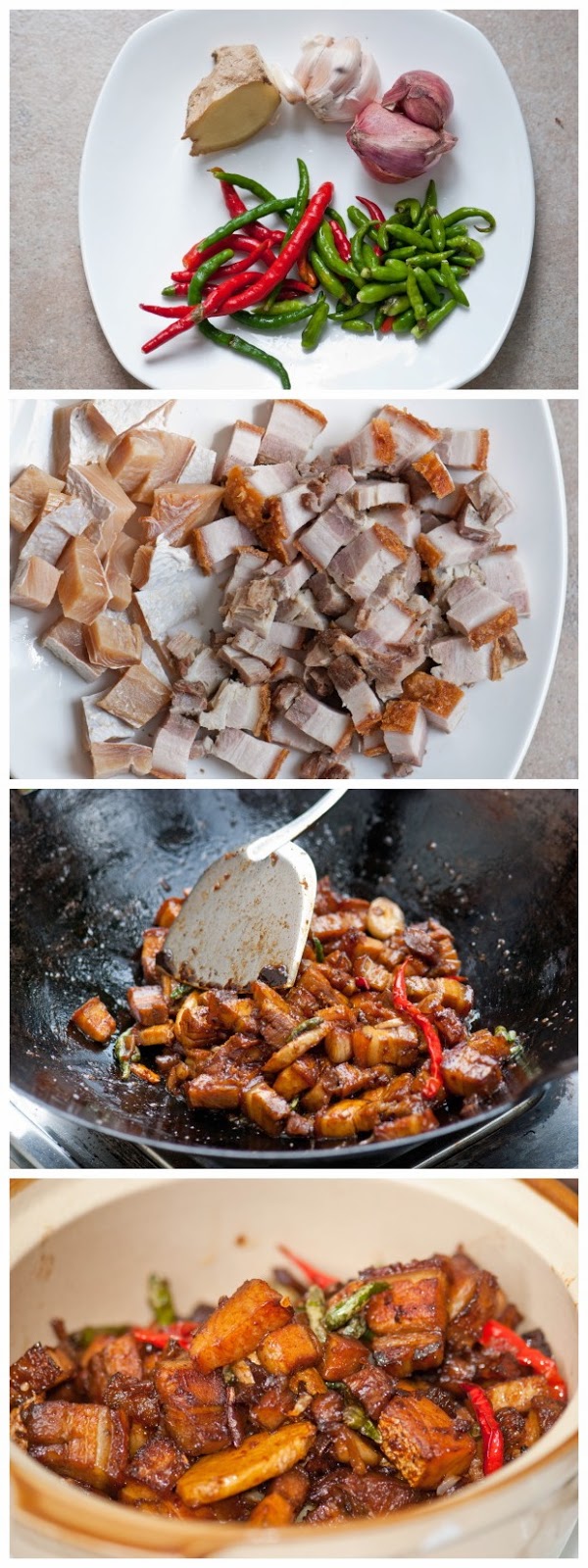 Braised roast pork and salted fish