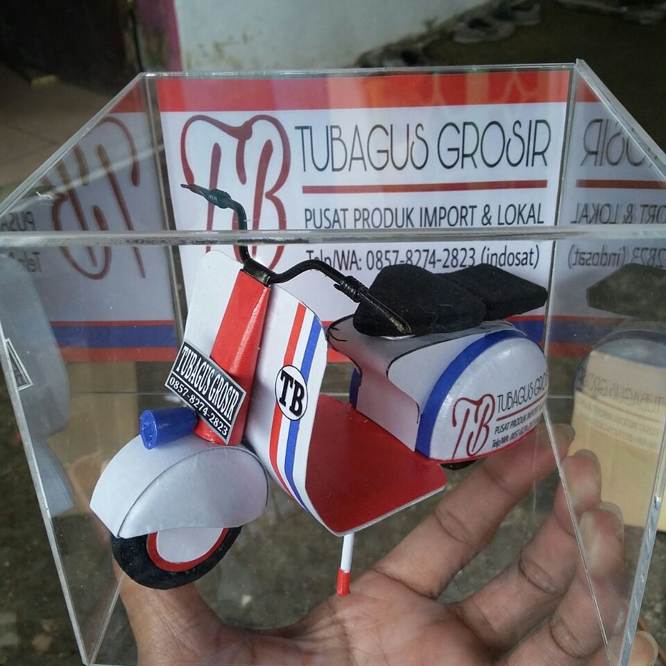 Jual Miniatur Vespa Kaleng  Toko Miniatur Vespa Bandung I 