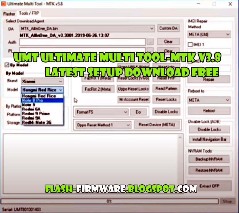 UMT Ultimate Multi ToolMTK v3.8 Latest Setup Free Download