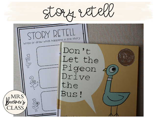 Don't Let the Pigeon Drive the Bus book study literacy unit with Common Core aligned companion activities class book and craftivity K-1