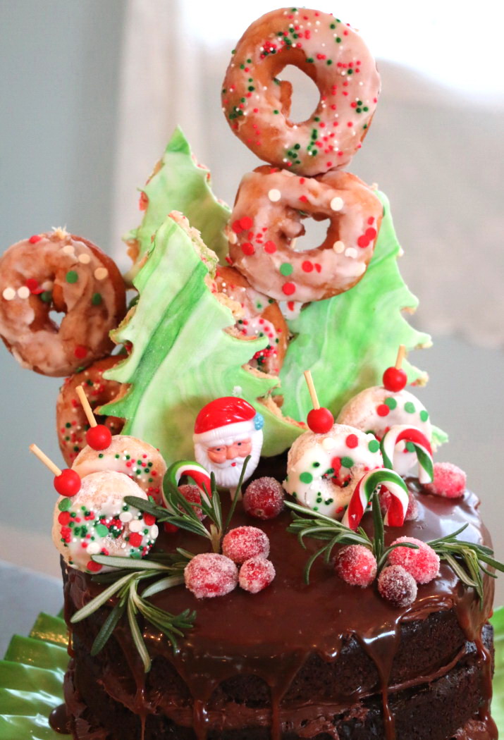 21 décembre: mon "drip cake" de Noël