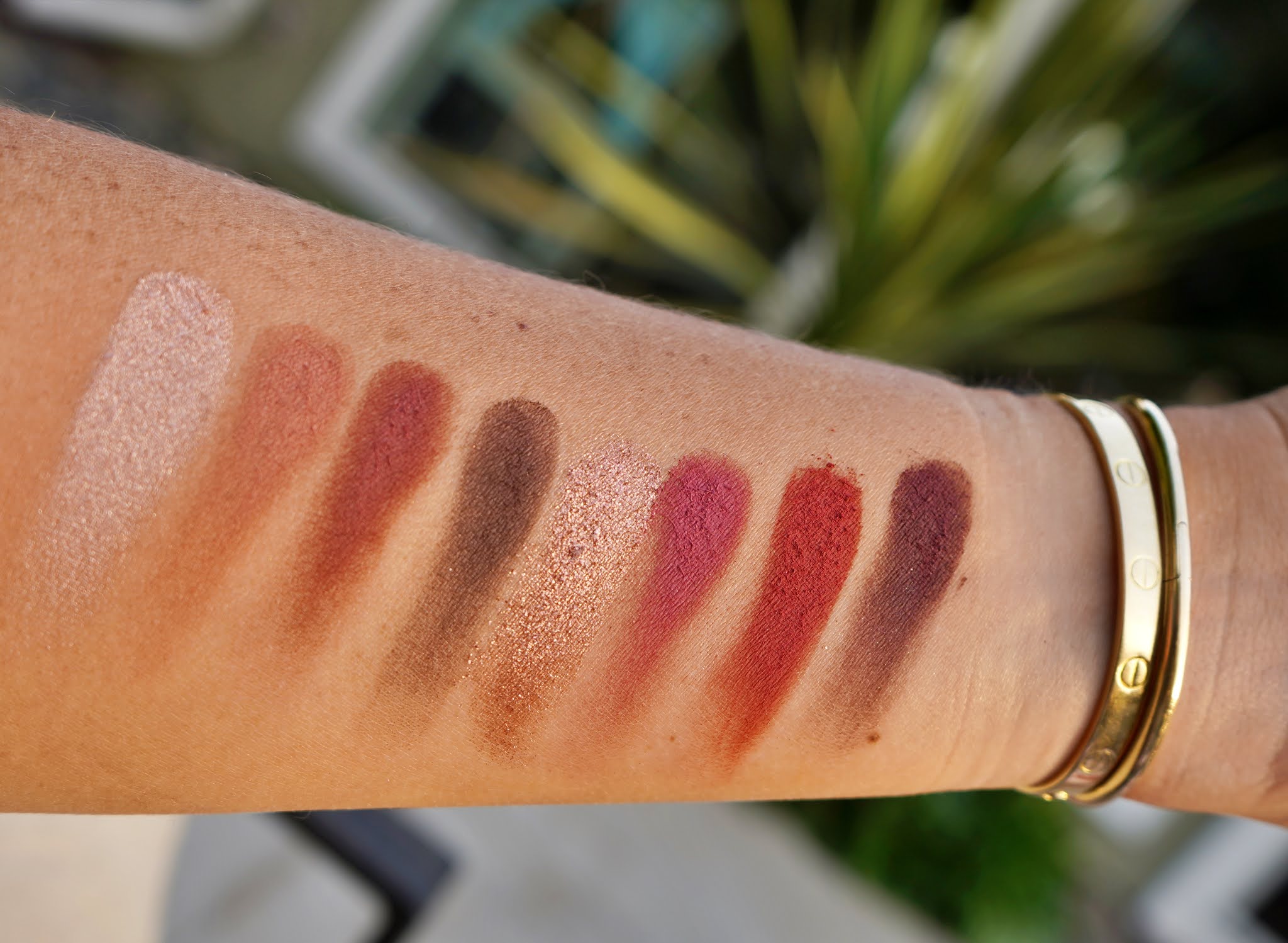 Lawless eyeshadow makeup arm swatches 