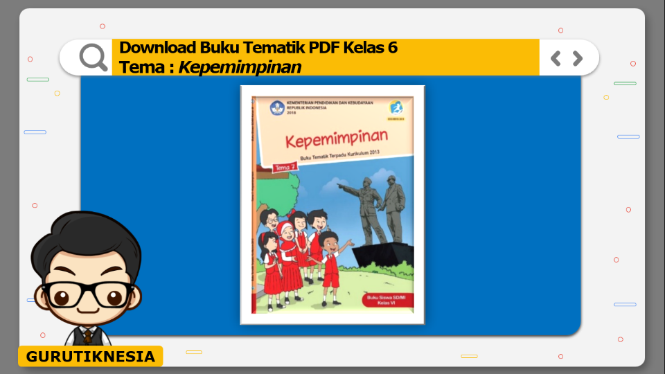 Download Buku Tematik PDF Kelas 6 Tema 7 Kepemimpinan
