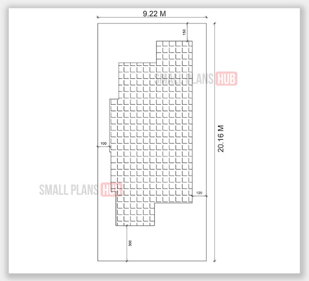 1604 Sq.ft. 4 Bedroom Double Floor Plan and Site Plan