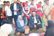 Ridwan Kamil Tinjau Relokasi Korban Longsor di Bogor
