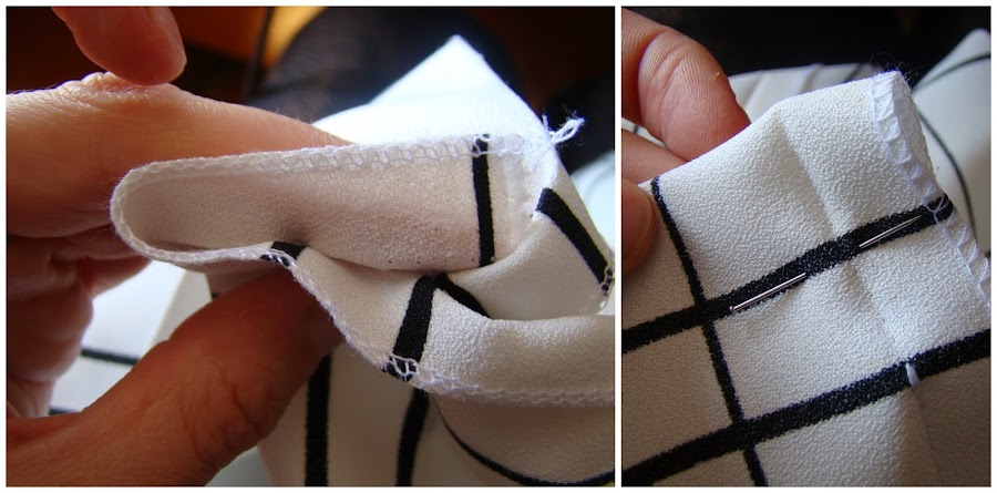 sujetamos con alfileres