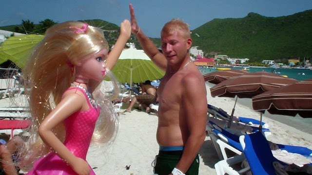 Barbie at the beach