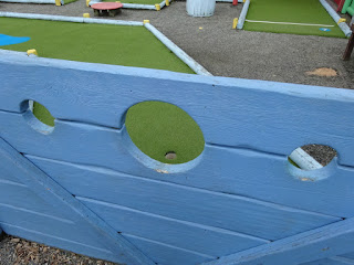 Crazy Golf course at Pontin's Prestatyn Sands holiday park Crazy Golf course at Pontin's Prestatyn Sands holiday park