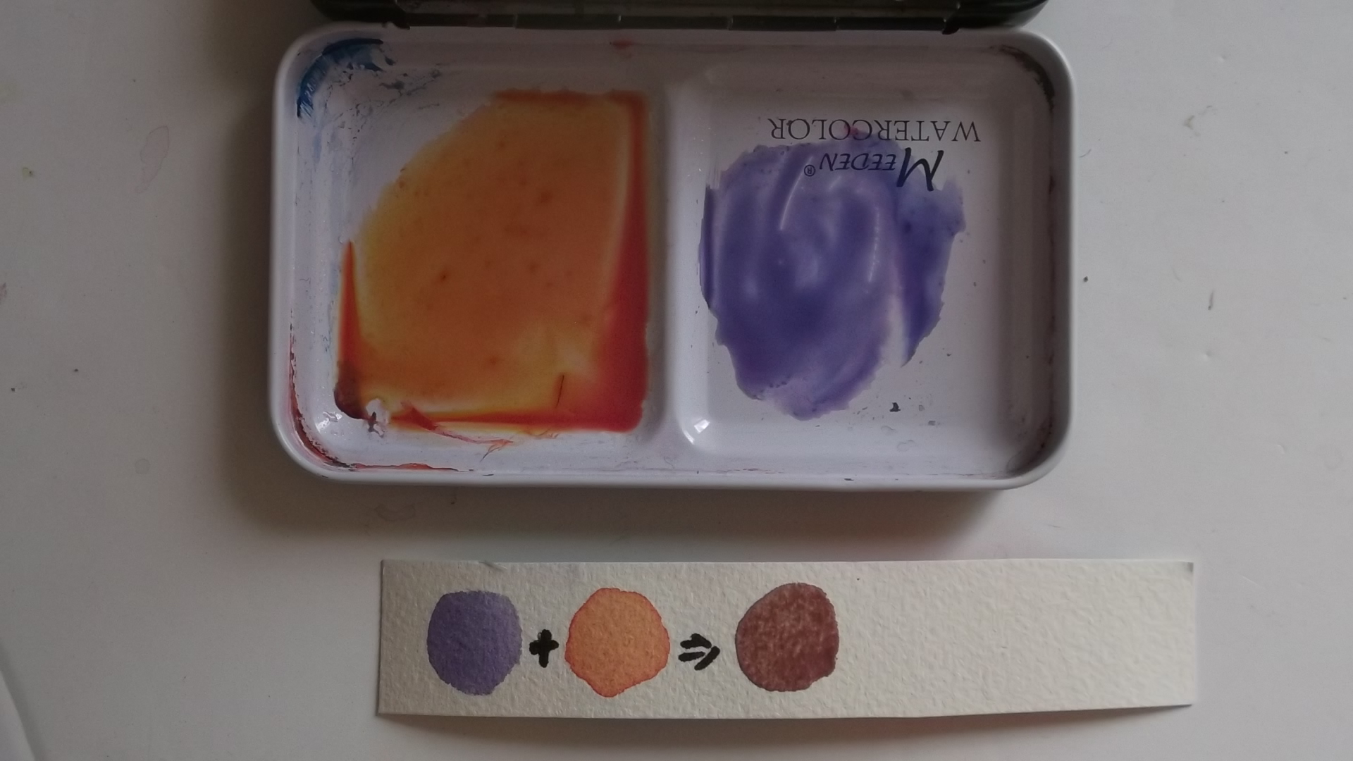 Aquarelle Débutant Comment obtenir différents marrons avec nos 3 couleurs primaires