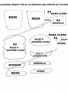 Moldes llaveros