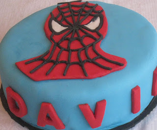 Tarta fondant_Cumpleaños_Niños_Spiderman_Tarta infantil