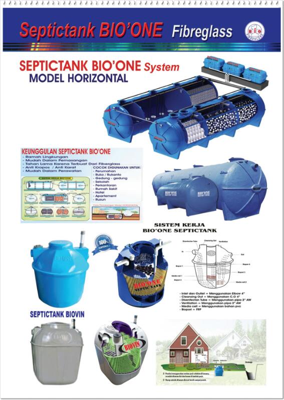 Stp bio gin Sepiteng bio one, septic tank bioone