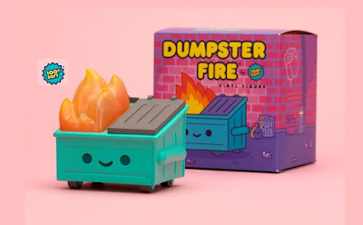 Dumpster Fire OG Edition Vinyl Figure by 100% Soft