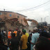 JUST IN!!! Two Dead As Building Collapses In Lagos (Photo)