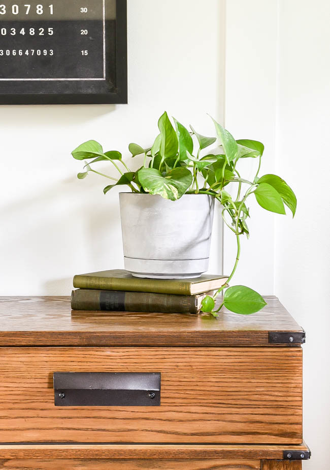 How to Make Paint Look Like Concrete Little House of Four Creating