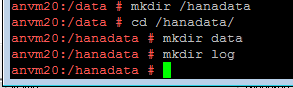 Move HANA data and log files to different mount point