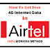 (Working)Airtel Free Data Offer | Get Airtel Free Internet Data By Miss Call/SMS | Airtel 10 GB Free Data Trick