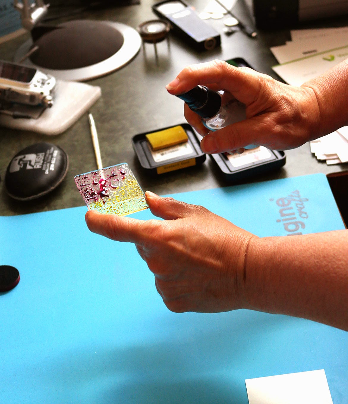 Backporch Acrylic Block Stamping