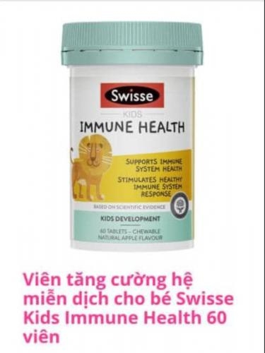 Viên uống tăng cường hệ miễn dịch cho trẻ #Swisse Kid #Immune Health 60 viên date T1/2022