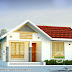 980 square feet 2 bedroom modern house plan