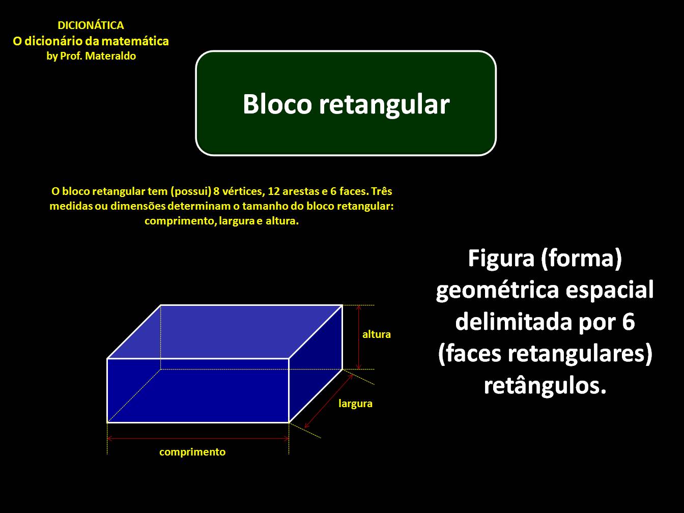 Qual A Medida Da Diagonal Do Bloco Retangular Abaixo