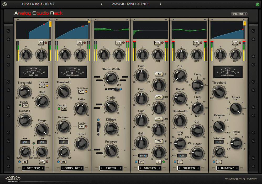 Nomad Factory - Analog Studio Rack v1.0.4 Full version