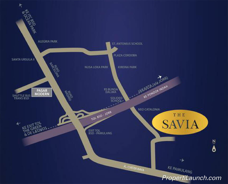 Lokasi Savia BSD