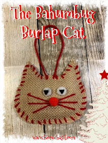 Crafting with Cats Catmas Special - Part 2 ©BionicBasil® The Bahumbug Burlap Cat Tree Decoration