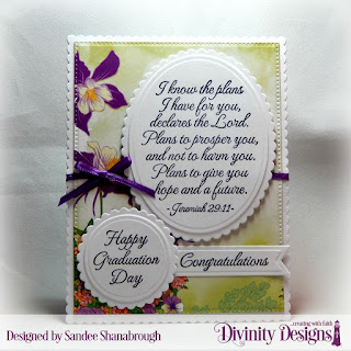 Divinity Designs Stamp Set: The Future, Custom Dies: Ovals, Scalloped Ovals, Circles, Scalloped Circles, Pierced Rectangles, Scalloped Rectangles, Pennant Flags, Paper Collection: Spring Flowers 2019