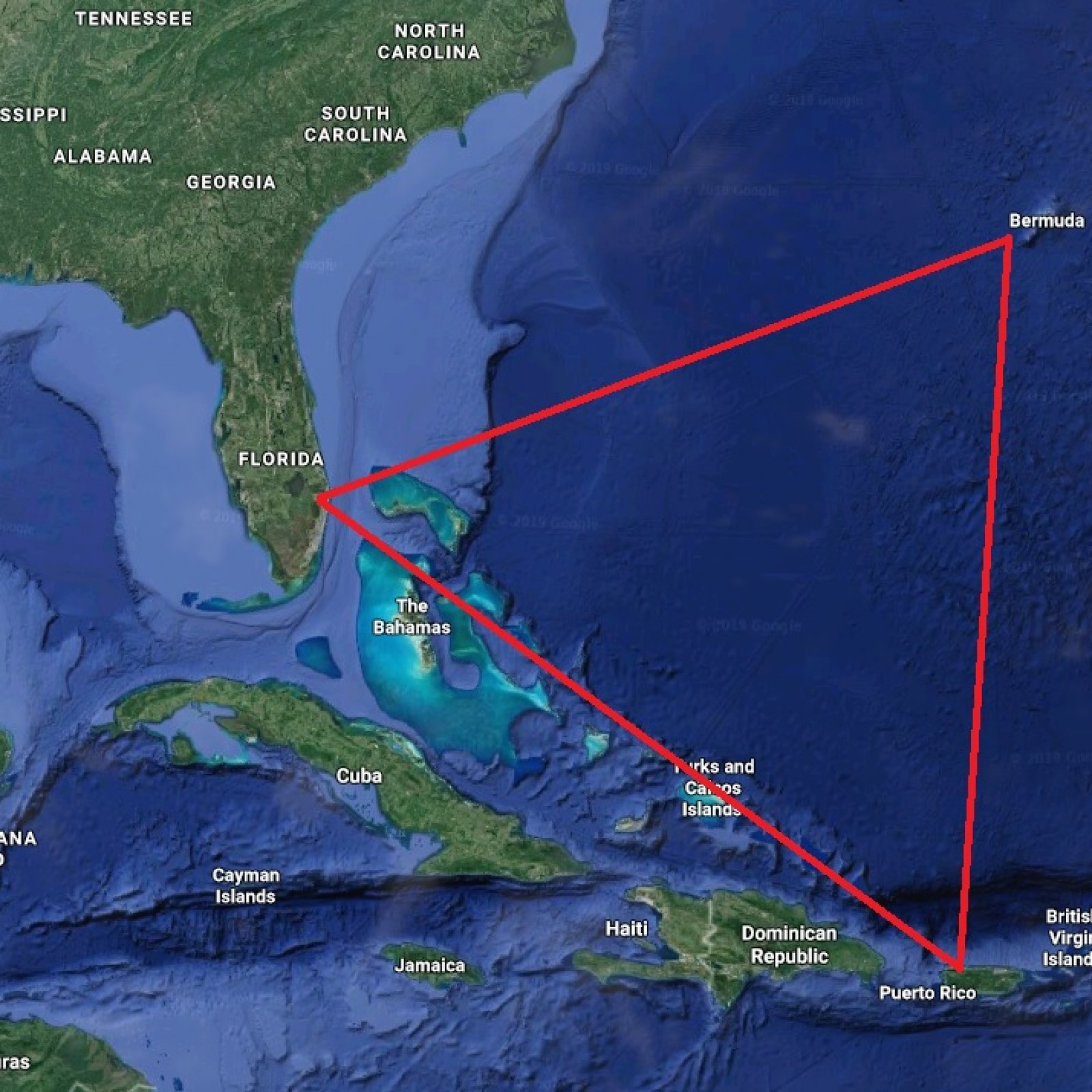 ABOUT THE BERMUDA TRIANGLE