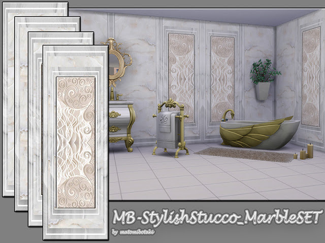 Стены с панельным покрытием для Sims 4 со ссылкой для скачивания