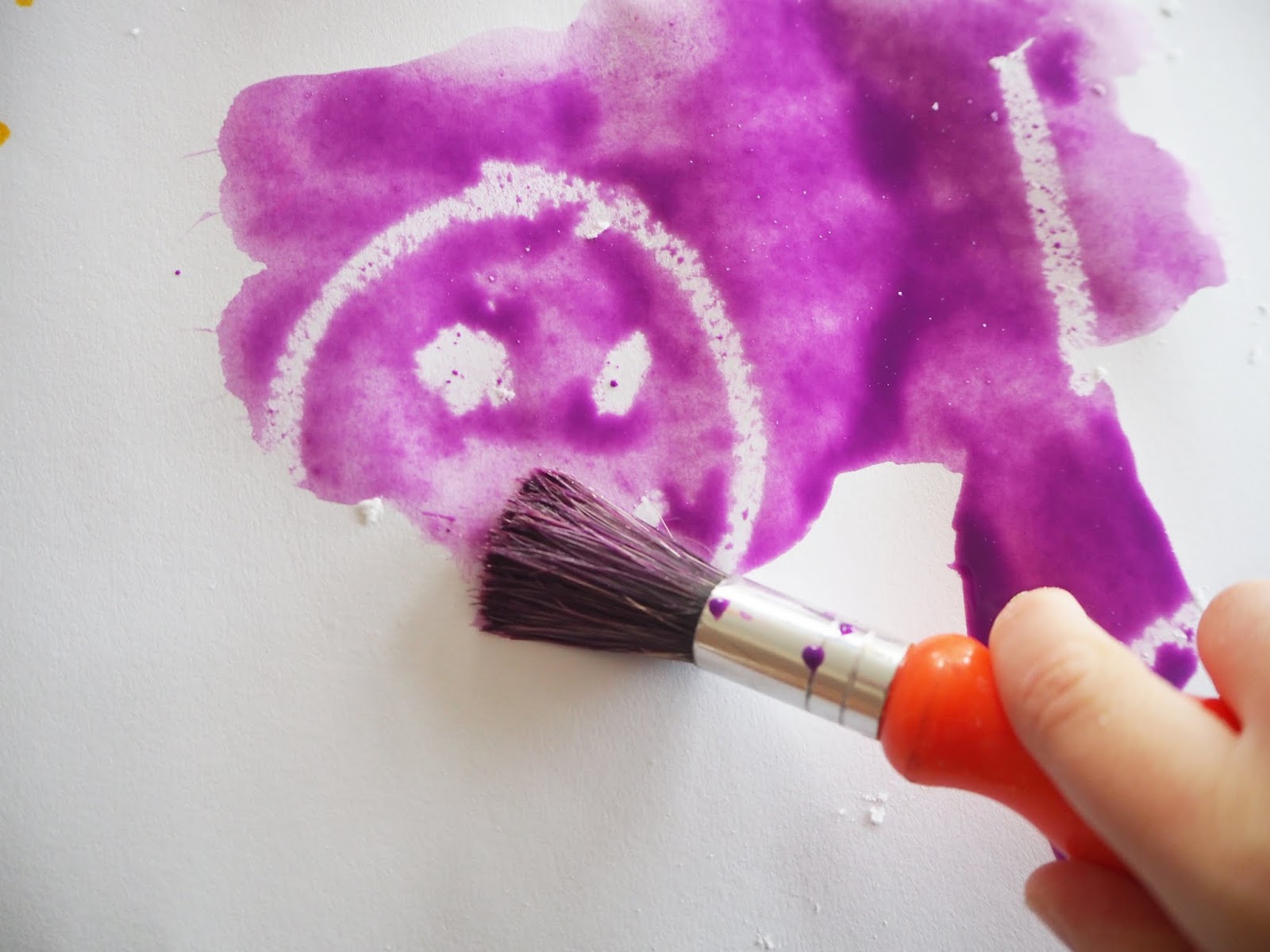 Learn with Play at Home Wax resist Name Recognition and Letter Learning