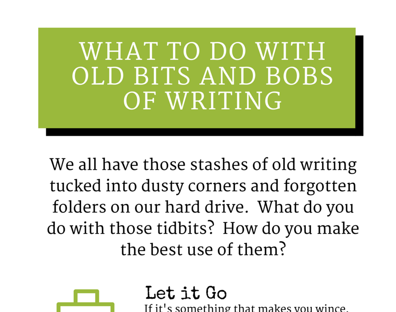 How to Honour (or Toss) Old Bits and Bobs of Writing Something Delicious