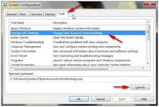 Cara menonaktifkan UAC (User Account Control) windows 7
