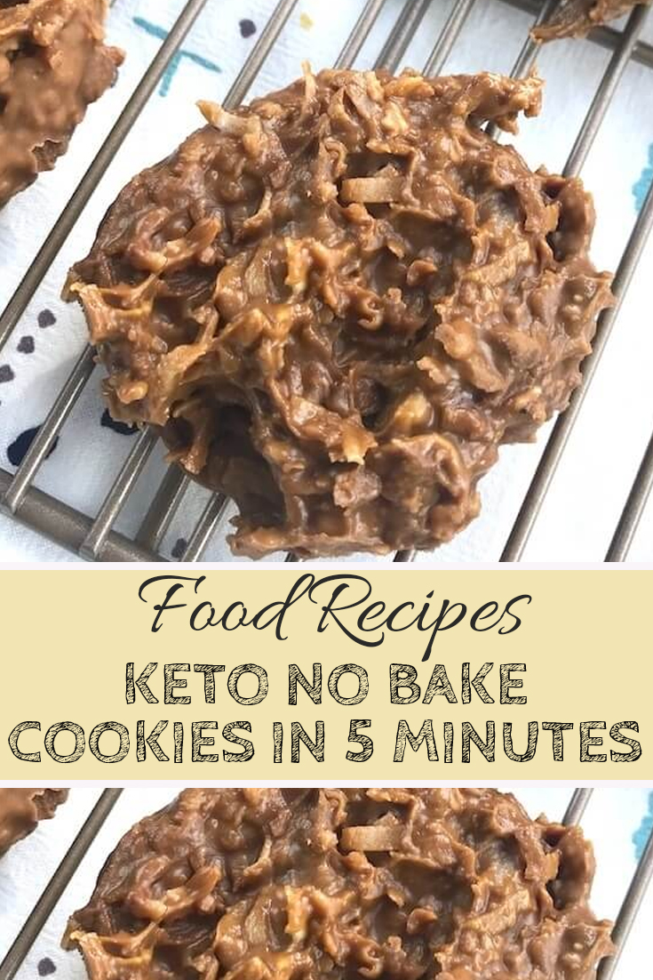 KETO NO BAKE COOKIES IN 5 MINUTES Healthy Food