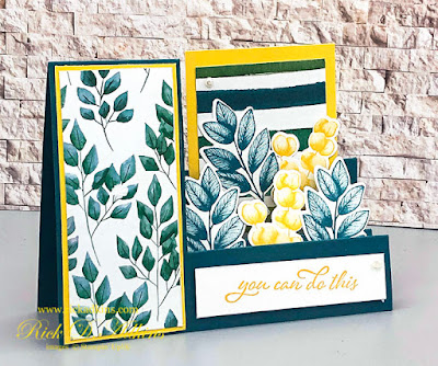You Can Do this ! Fun Step Card using the Forever Fern Bundle from Stampin' Up!  Click to learn more!
