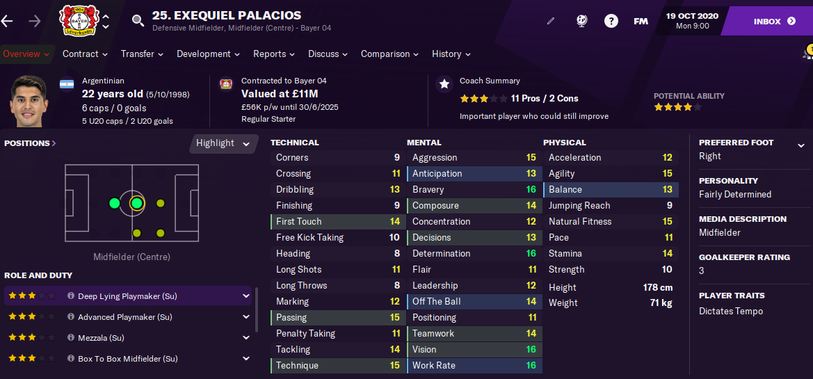 FM21 Exequiel Palacios FM21 Exequiel Palacios