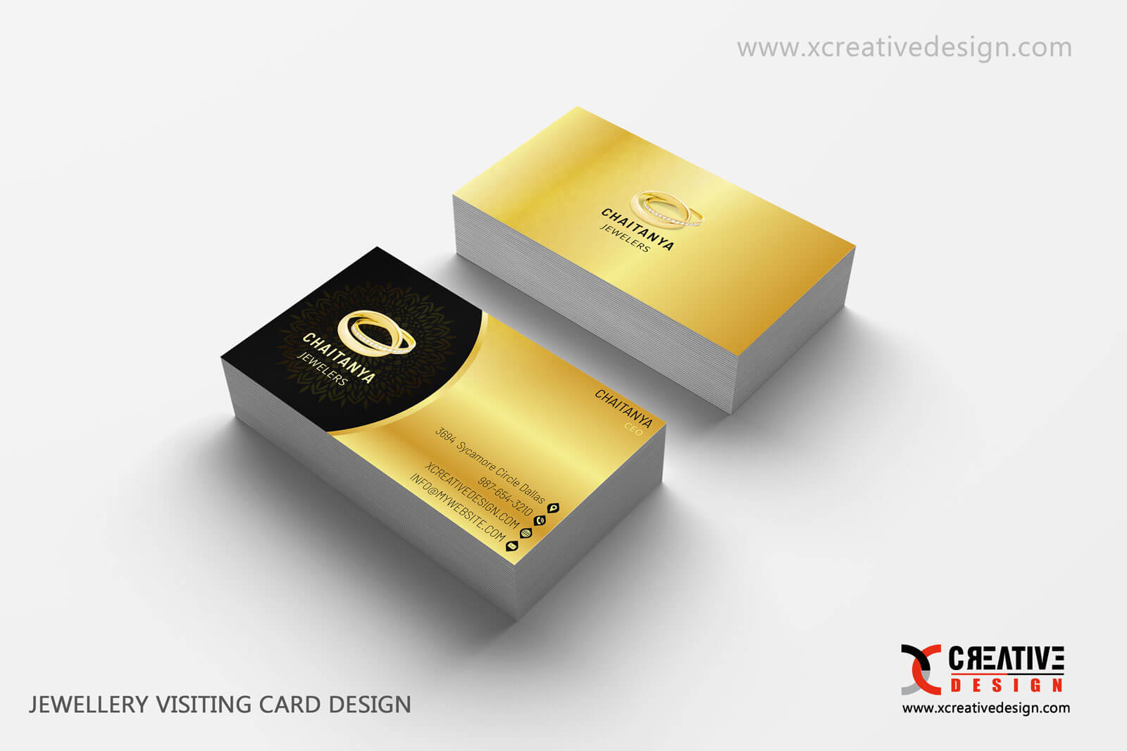 Download free Jewellery Visiting Card Design in Vector and Cdr