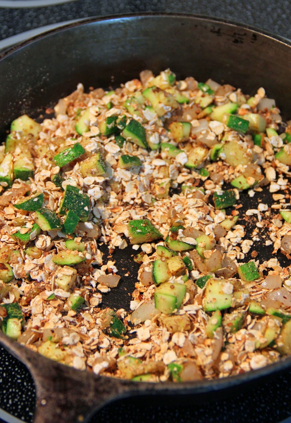 Jo and Sue Savory Zucchini Oatmeal (single serving)